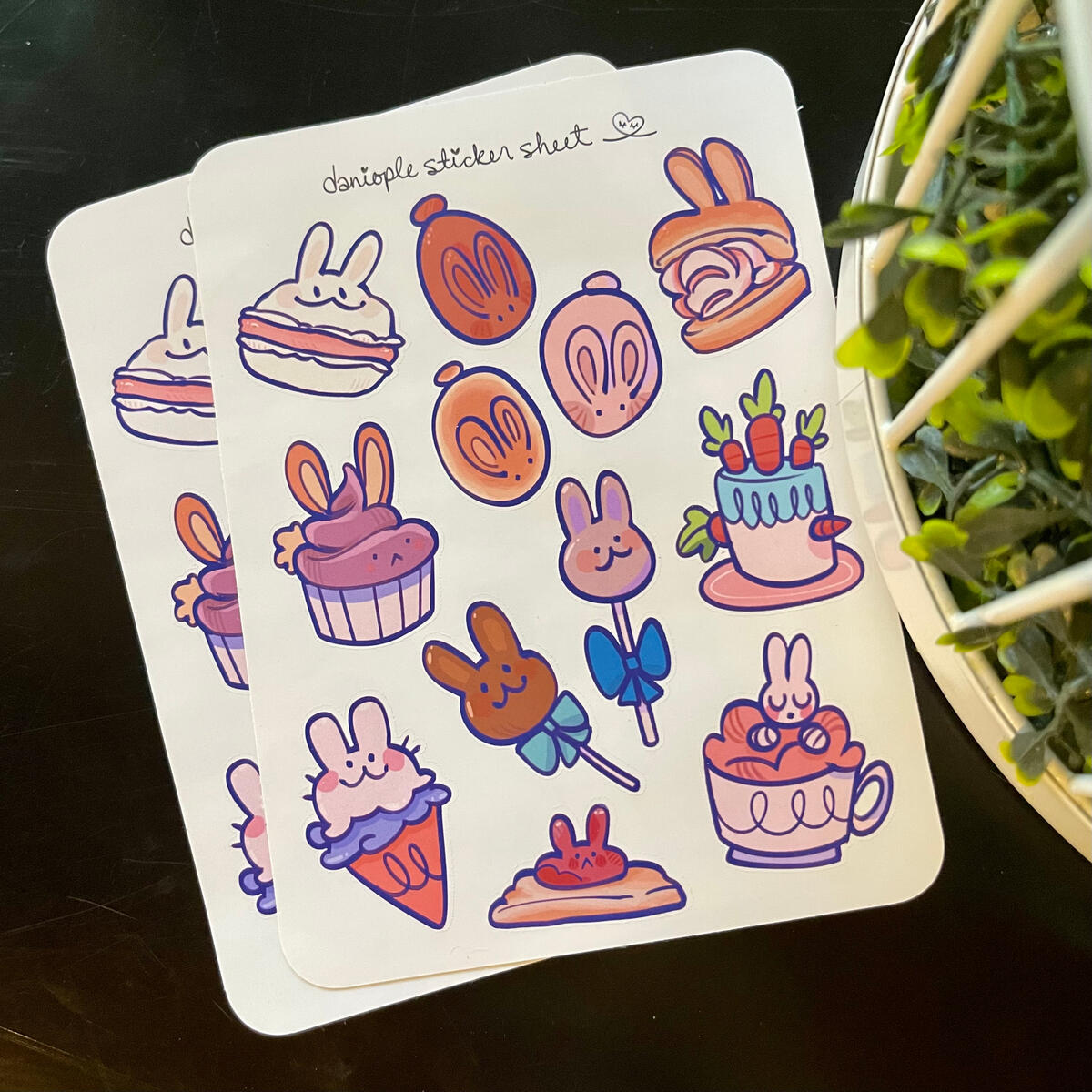 baked buns sticker sheet baked buns sticker sheet